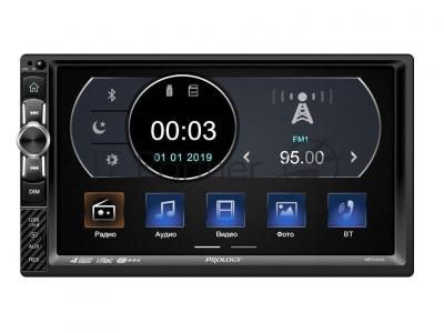 Автомагнитола Prology MPV-310, 2 DIN, 7", Bluetooth, USB Type-A, AUX, пульт ДУ