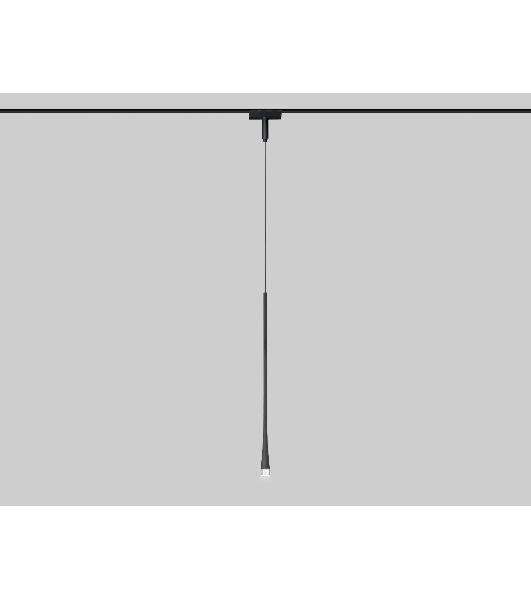 Светильник трековый светодиодный GV1637 BK черны IP20 6W 4200K 48V 38° D36*1500