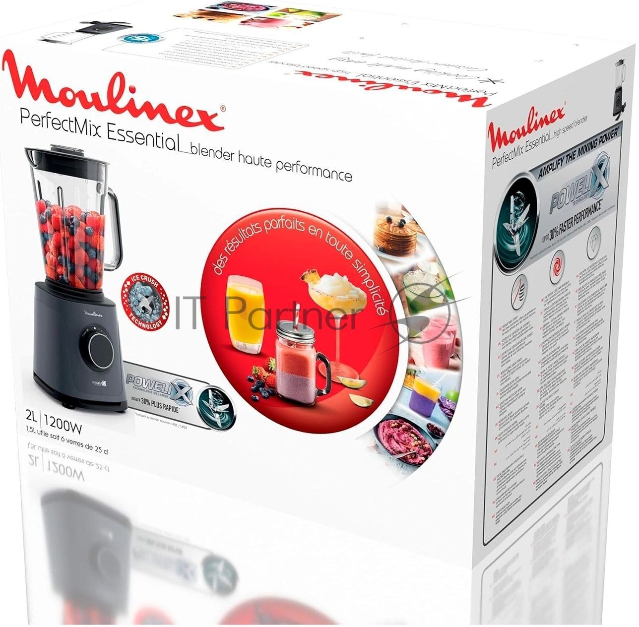 Блендер стационарный Moulinex Perfect Mix+ LM771BF0 песочный/черный