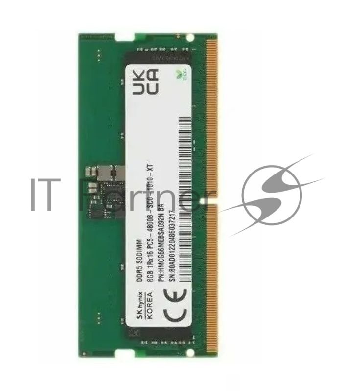 Оперативная память Hynix, DDR5, 8Gb (1x8Gb), 4800MHz, CL40, SO-DIMM