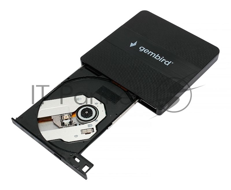 Оптический привод внешний CD/DVD привод USB 3.0 Gembird DVD-USB-03C пластик, черный