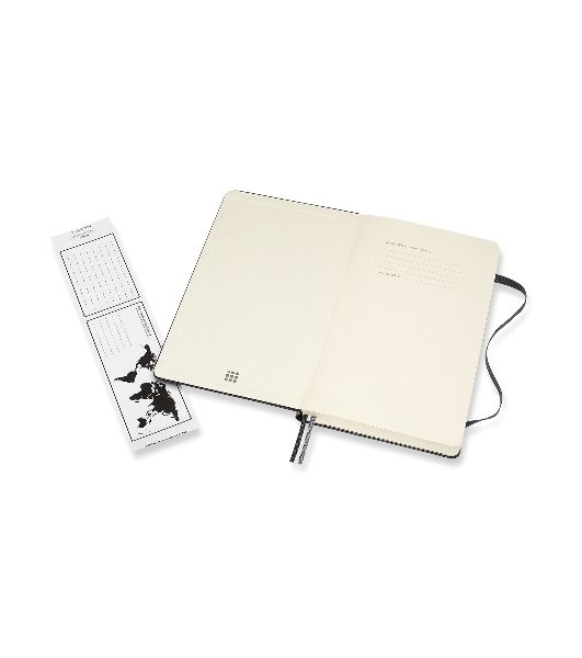 Блокнот Moleskine CLASSIC EXPENDED QP060EXP Large 130х210мм, 400 страниц, линейка, твердая обложка, черный