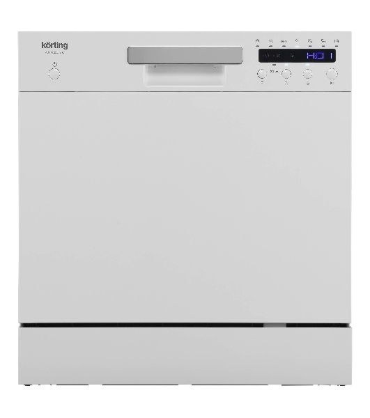 Посудомоечная машина Korting KDFM 25358 W, белый, 55 см, 8 компл., сушка конденсационная, 49 дБ, класс A+