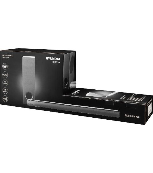 Микросистема Hyundai H-HA630 черный 150Вт FM USB BT SD/MMC/MS