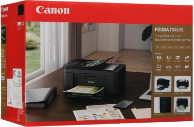 МФУ струйный Canon Pixma TR4645 (5072C045) A4 Duplex WiFi черный МФУ струйный Canon Pixma TR4645 (5072C045) A4 Duplex WiFi черный