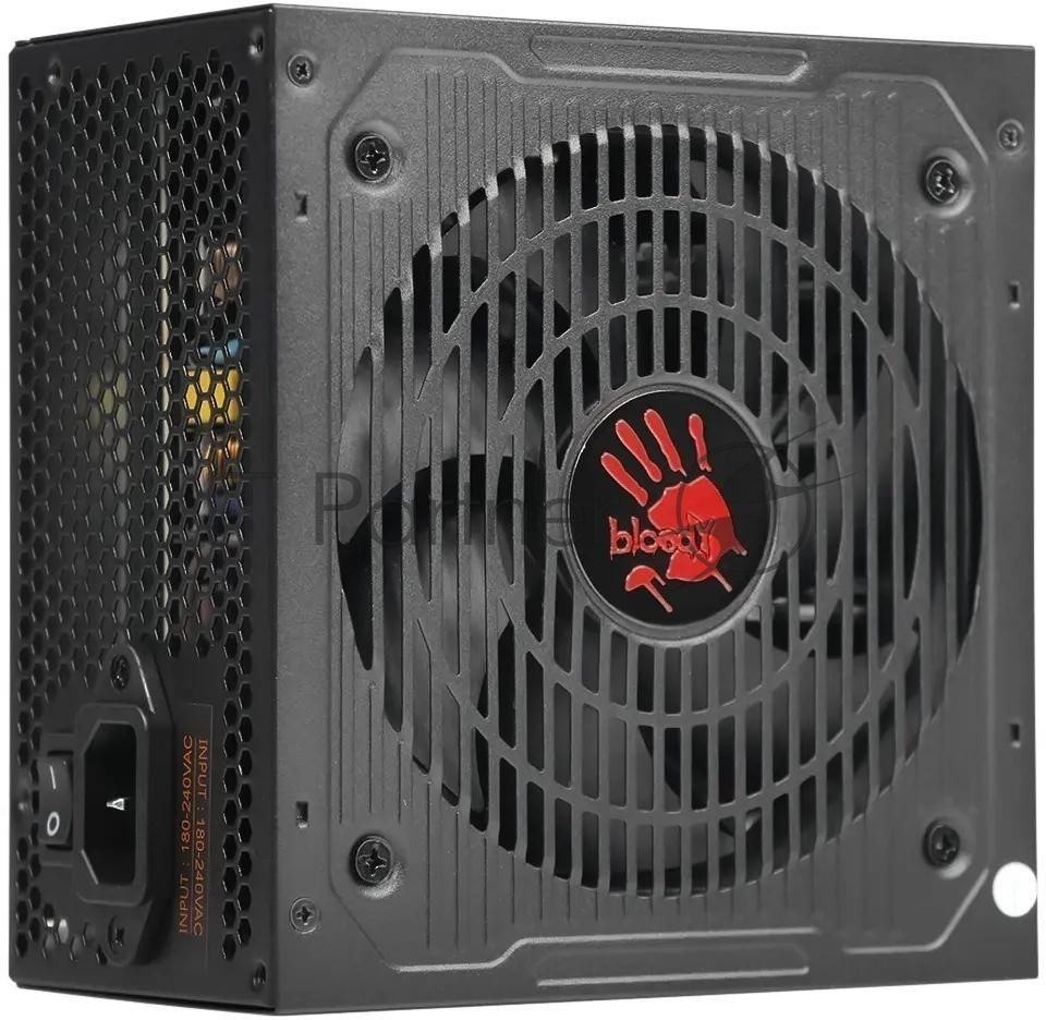 Блок питания Bloody BD-PS700W, 700Вт, 80 PLUS WHITE, 120мм, черный