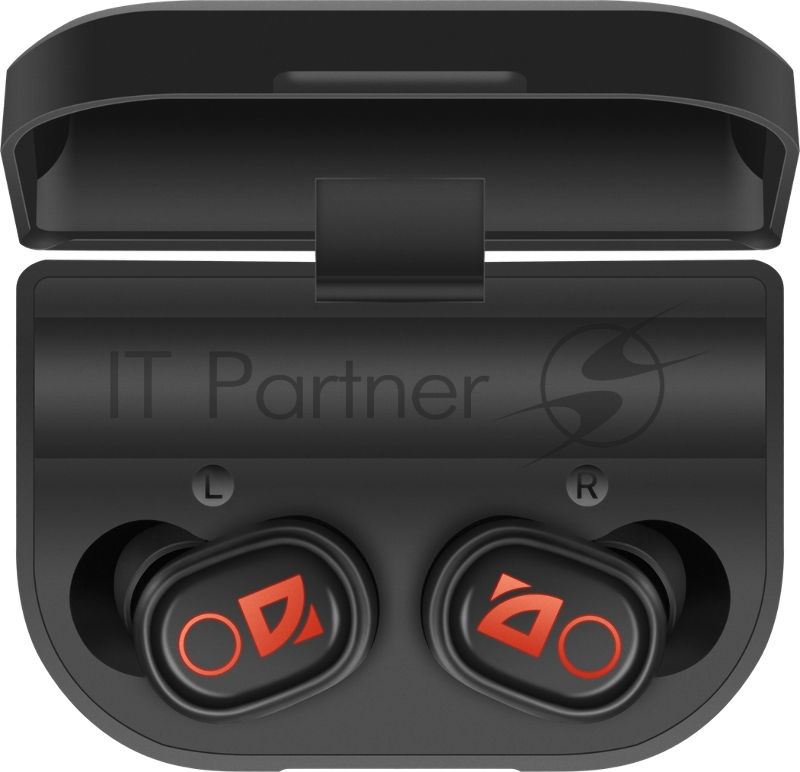 Наушники TWS Defender Twins 639 черный, внутриканальные, Bluetooth, до 4 ч