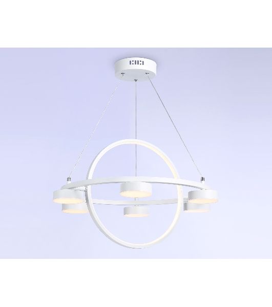 Светильник Ambrella light FL51772/2+6 WH белый 3000K/4200K/6400K 58W D600/380*1200 (ПДУ ИК)