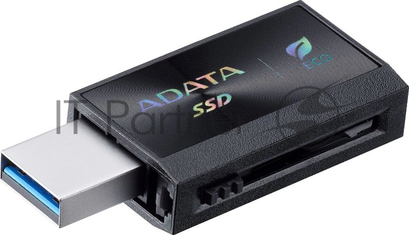 Внешний SSD ADATA SC730, 512 Gb, USB 3.2 Gen 2 Type-A/Type-C, R/W 600/600, черный