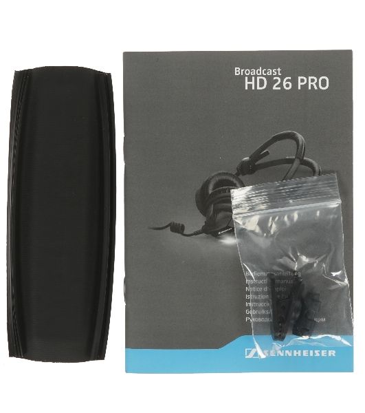 Проводные наушники Sennheiser HD 26 Pro черный, накладные, Jack 3.5/6.3 мм, складная чашка
