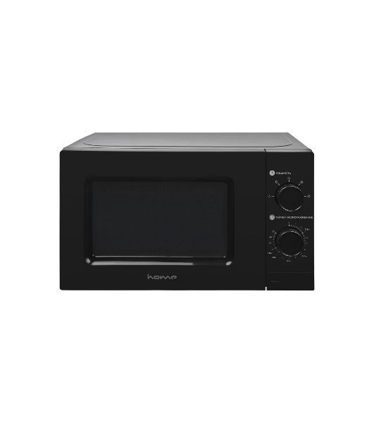 Микроволновая печь HOME HMM207BB черный, 20 л, 700 Вт, переключатели - поворотный механизм