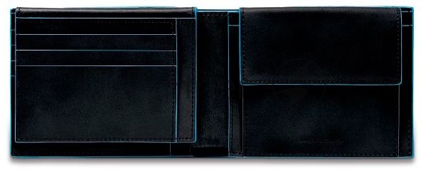 Кошелек мужской Piquadro Blue Square PU1392B2R/N черный натур.кожа