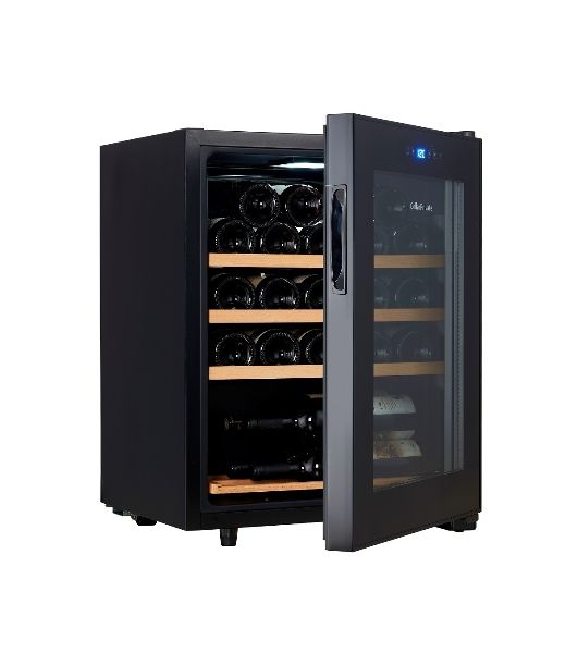 Винный шкаф Cellar Private CP023 черный, 60 л, 1 отсек, 23 бут.