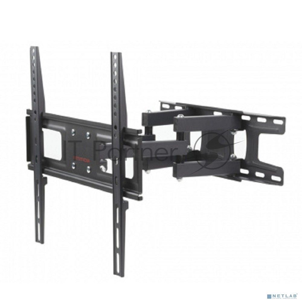 Кронштейн для телевизора Arm Media LCD-417 черный 26"-55" макс.35кг настенный поворотно-выдвижной и наклонный