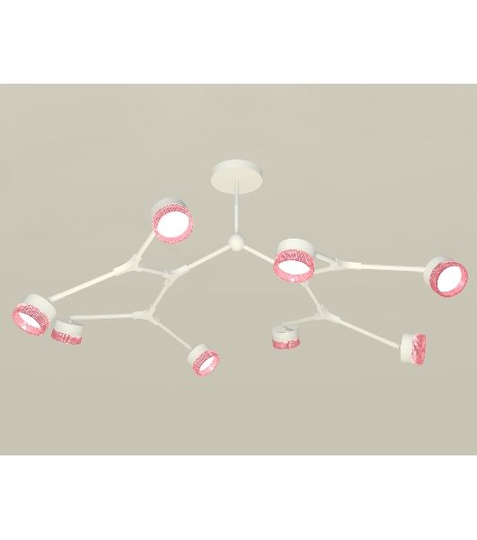Светильник Ambrella light XB9059200/8 SWH/PI белый песок/розовый GX53 (C9059, N8486)