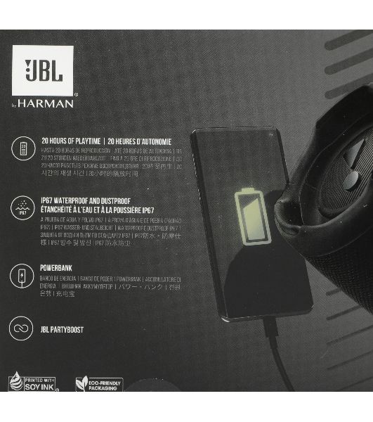Портативная акустика JBL Charge 5, черный