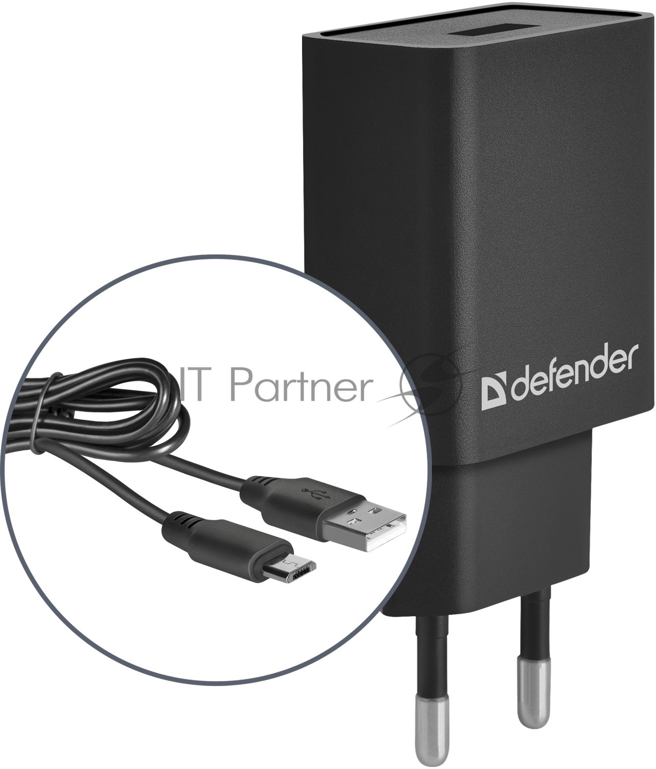 Сетевой адаптер Defender 1xUSB,5V/2.1А, кабель micro-USB (UPC-11)