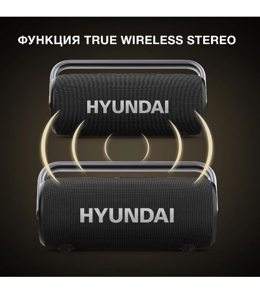 Колонка портативная Hyundai H-PS1029 черный 220W 4.1 BT 10м 4800mAh