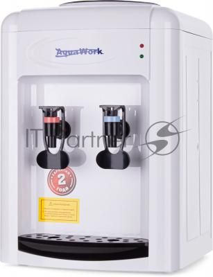 Кулер для воды Aqua Work 0.7-TDR, верхняя загрузка, нагрев 95 °С, охлаждение 12 °С, бело-черный