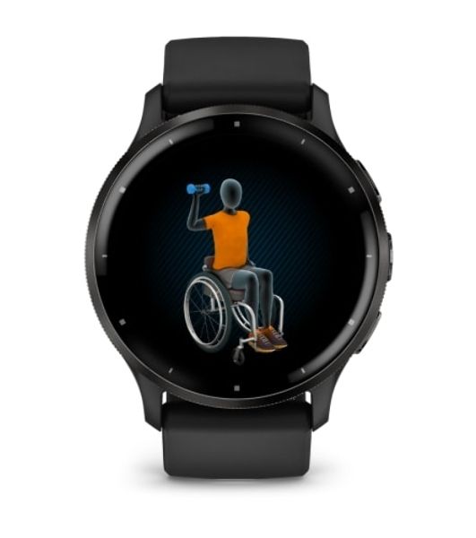 Умные часы Garmin Venu 3, 1.4" AMOLED, 5G, Wi-Fi, Bluetooth, NFC, IP68, черный