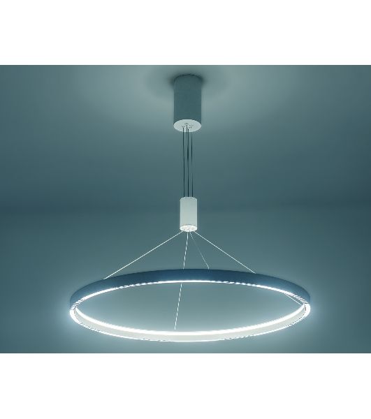Подвесной светодиодный светильник Ambrella light FL5855 WH белый 40W 3000K/4200K/6400K D800*860 (без ПДУ)