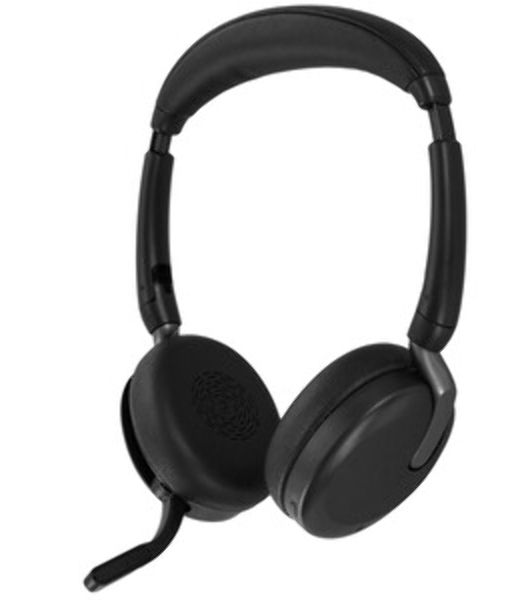 Наушники TWS Jabra Evolve2 Buds черный, внутриканальные, Bluetooth + USB-адаптер, активное шумоподавление, до 33 ч
