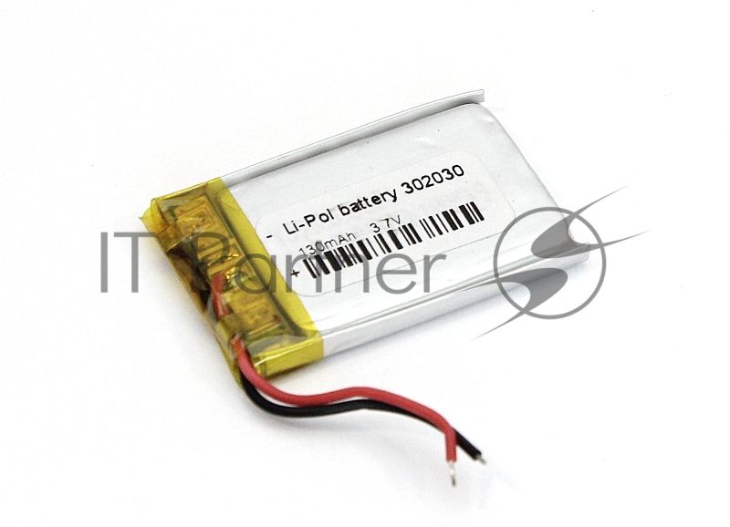 Аккумулятор Li-Pol (батарея) 3x20x30мм 2pin 3.7V/130mAh