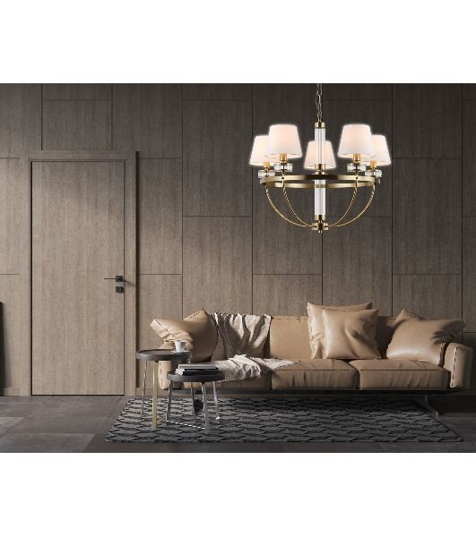 Люстра Ambrella light LH71251/5 BS/WH латунь/белый E14/5 max 40W D700*990