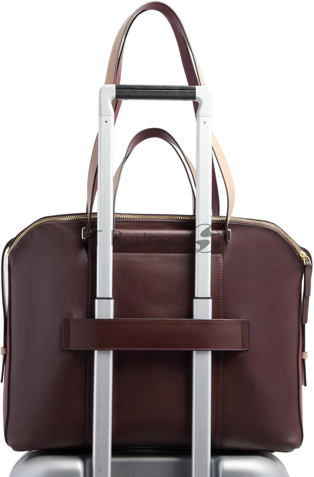 Деловая сумка женская Piquadro Circle BD4574W92/BORO с отделением для ноутбука 14" сливовая натур.кожа