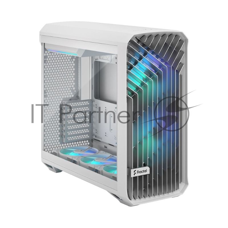 Компьютерный корпус без блока питания Fractal Design Torrent RGb TG Clear Tint, Full-Tower, 2x180мм + 3x140мм RGb, 2xUSB-A 3.2 + 1xUSB 3.2 Type-C E-ATX, SSI-CEB, SSI-EEB, ATX, mATX, mITX белый