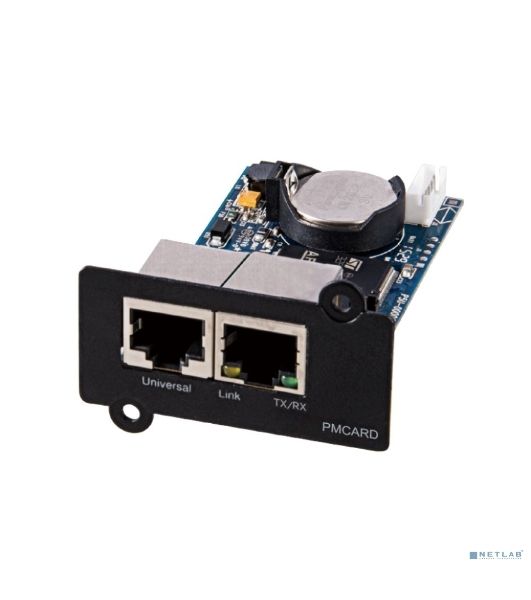 SNMP карта CBR PMC-01R для удаленного управления по сети Ethernet c Русским интерфейсом, 2xRJ45, PowerMaster