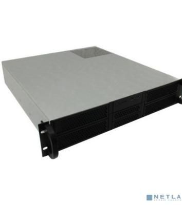 Корпус Procase RE204-D2H5-M-48 2U server case,2x5.25+5HDD,черный,без блока питания(PS/2,mini-redundant),глубина 480мм,mATX 9.6"x9.6"