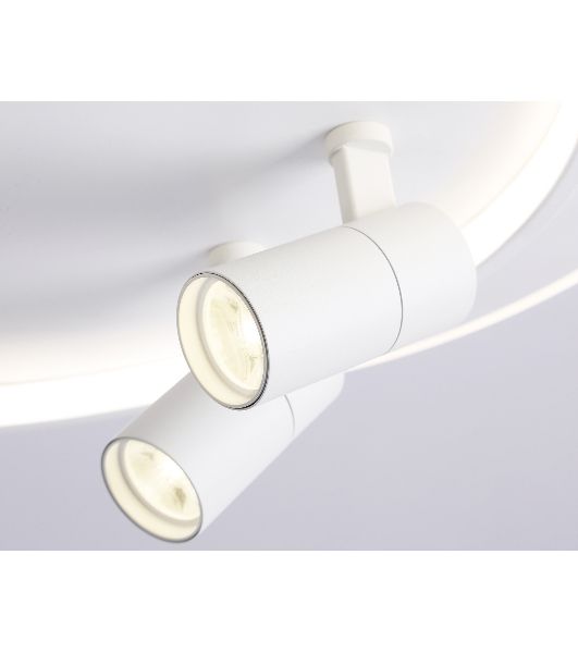 Светильник Ambrella light FL51391/1+2 WH белый 3000K-6400K 65W 560*480*120 (ПДУ РАДИО 2.4G)