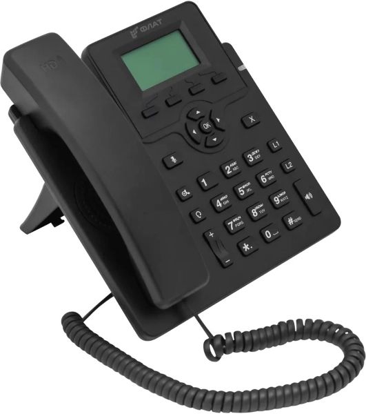 Телефон IP Флат Flat-Phone-C10/RU черный