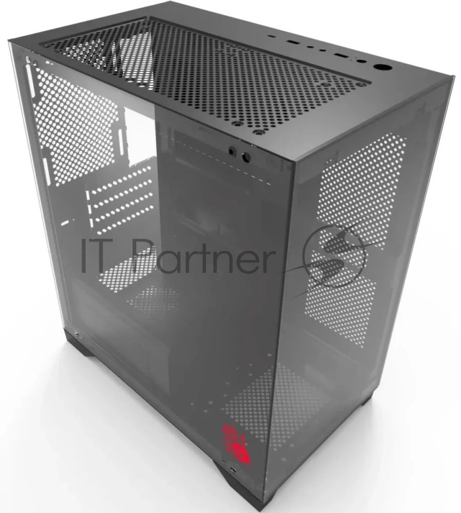 Компьютерный корпус Bloody BD-CC103 черный без БП mATX 7x120мм 1xUSB 2.0 1xUSB 3.0 audio bott PSU