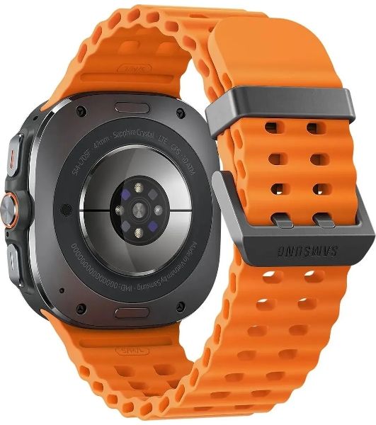 Умные часы Samsung Galaxy Watch Ultra 2025 1.5" Super AMOLED, 4G LTE, IP68, черный / оранжевый