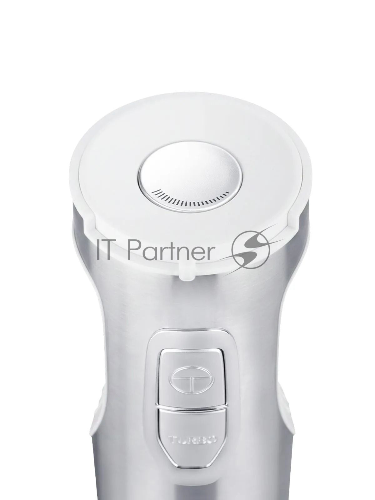 Блендер погружной BQ HB1231SS NEW стальной/белый, 1800 Вт, 21 скорость, турбо