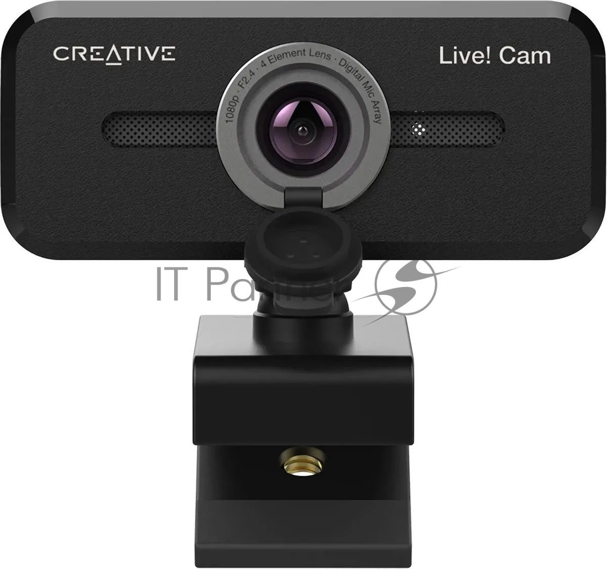Веб-камера Creative Live! Cam Sync 1080p V2 1920x1080, 30 кадр/с, USB Type-A, микрофон, шторка приватности, универсальное крепление