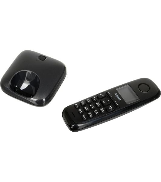 Радиотелефон Dect Gigaset A170 DUO черный (труб. в компл.:2шт) АОН