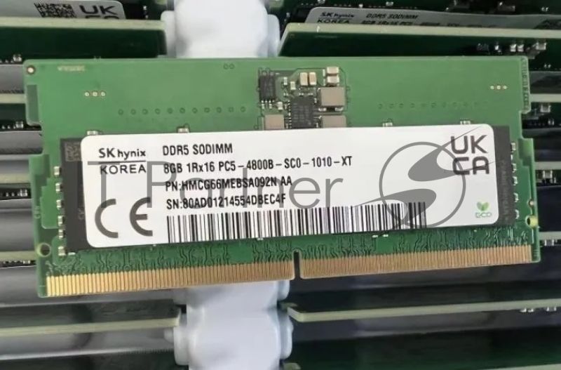 Оперативная память Hynix, DDR5, 8Gb (1x8Gb), 4800MHz, CL40, SO-DIMM