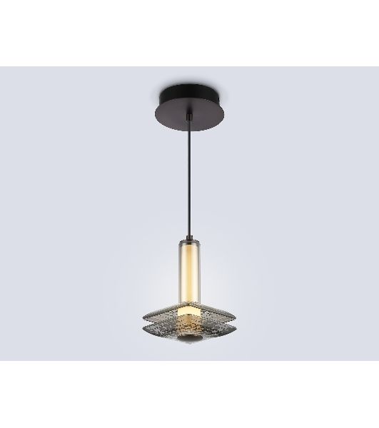 Подвесной светодиодный светильник Ambrella light LH31003 GR/SM серый/дымчатый 10W 3000K 150*150*240