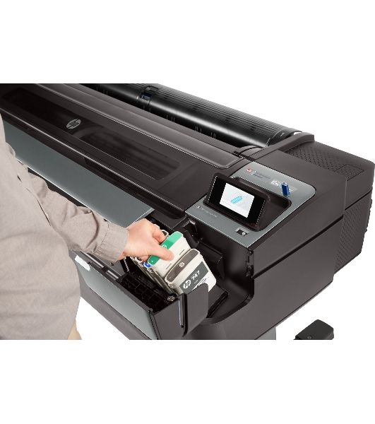 Плоттер HP DesignJet Z9+ PS Printer (44",9 colors, pigment ink, 2400x1200dpi,128 Gb(virtual),500 Gb HDD, GigEth/host USB type-A,stand,single sheet and roll feed,autocutter, PS, 1y warr)
