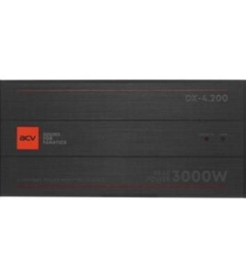 Усилитель автомобильный ACV DX-4.400 V4 4*400Вт/4-3-2 канал/4-2 Ом/HPF/LPF/BP/BassBoost/High Input/D class