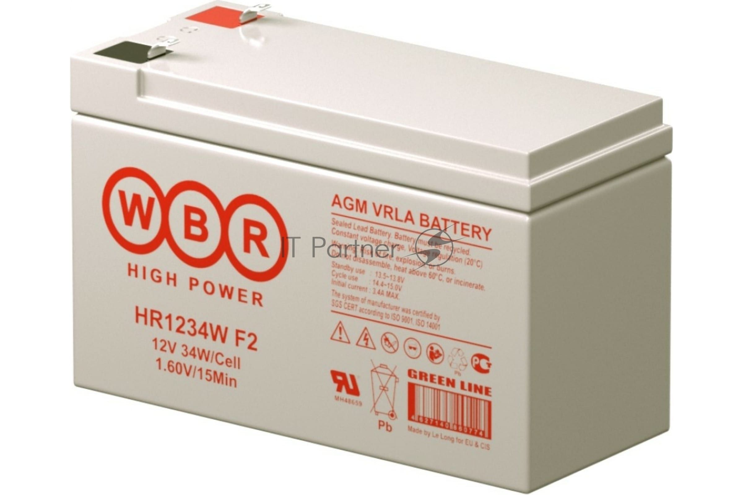 Батарея для ИБП WBR HR 1234W (12V 9Ah)