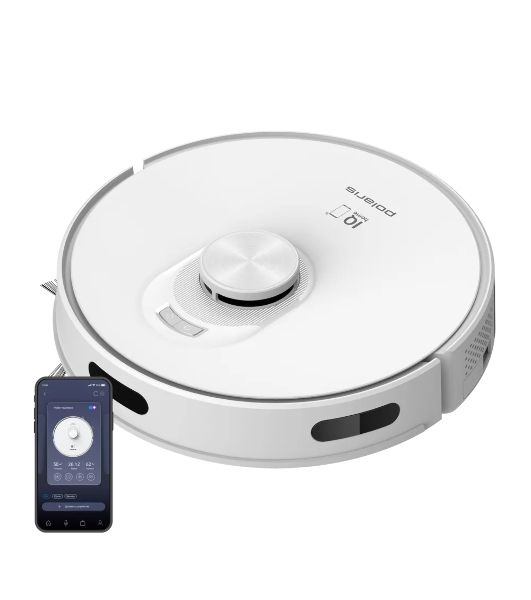 Робот-пылесос Polaris PVCR G2 5001 WI IQ HOME белый, 5100 мАч Li-ion, уборка сухая/влажная, пылесборник контейнер 0,4 л