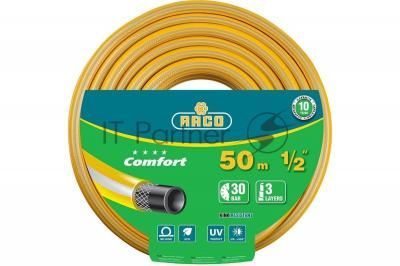 Трёхслойный поливочный шланг RACO COMFORT 1/2", 50 м, 30 атм, армированный