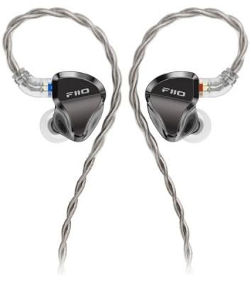 Гарнитура внутриканальные Fiio JH5 0.78м черный проводные крепление за ухом (80003493)