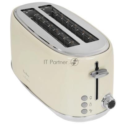 Тостер TESLER TT-430 бежевый, 1500 Вт, 2 слота