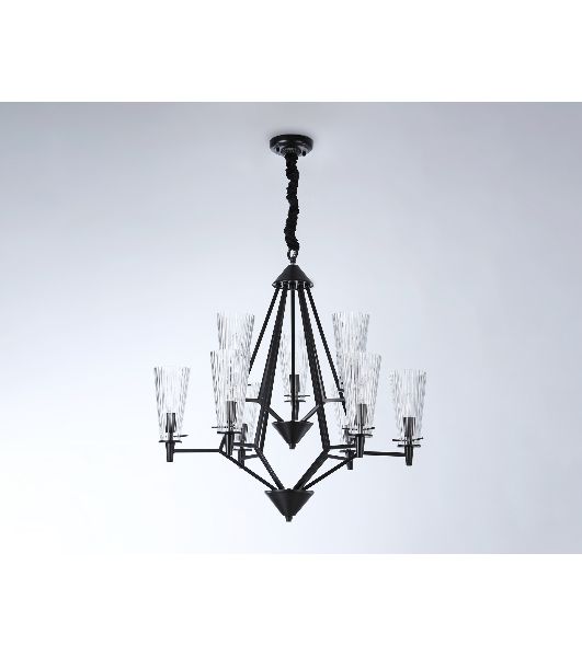 Светильник Ambrella light TR3238/6+3 BK черный E14/9 max 40W D730*720