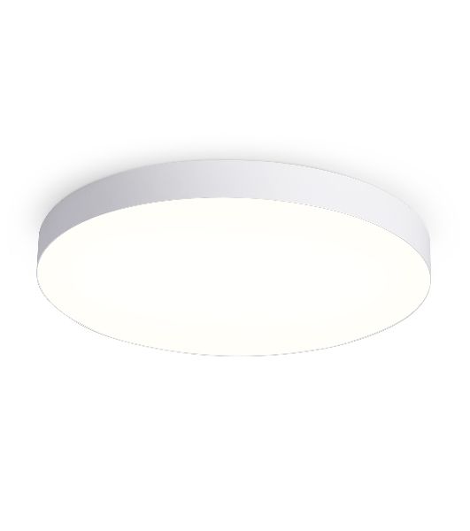 Потолочный светодиодный светильник Ambrella light FV5535 WH белый LED 90W 3000K D600*58 (Без ПДУ)